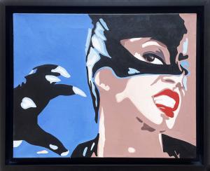 "Catwoman" - Acryl auf Leinwand